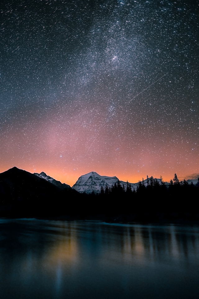 Night sky and steady personal progress